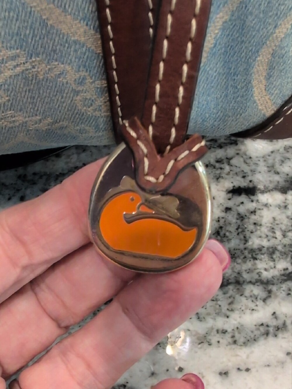Dooney & Bourke Anniversary Signature Hearts Mini Tote - Picture 2 of 10